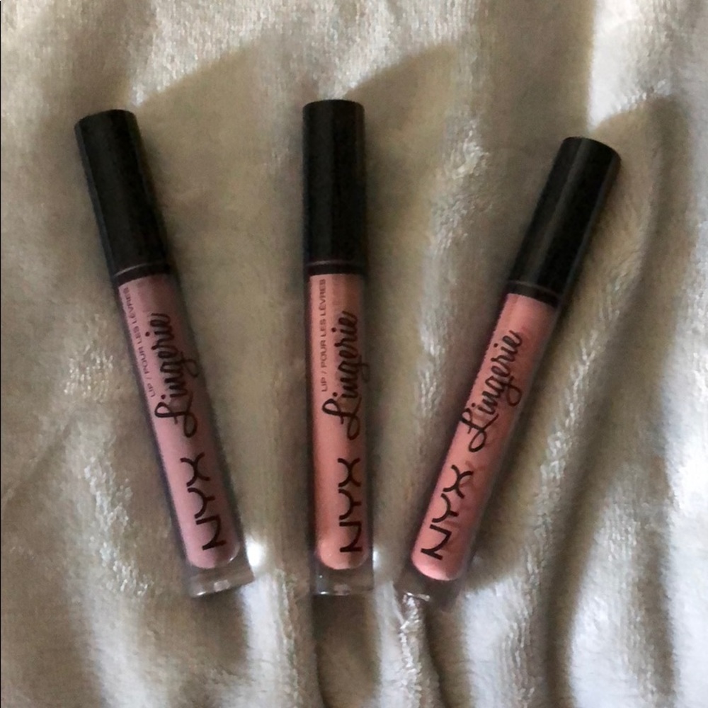 NYX Lingerie Lippies! Set of 3!